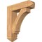 Ekena Millwork Imperial Arts and Crafts Smooth Bracket w/ Offset Brace, Western Red Cedar, 7 1/2"W x 28"D x 32"H BKT0806X28X32IMP03SWR - alternate 1